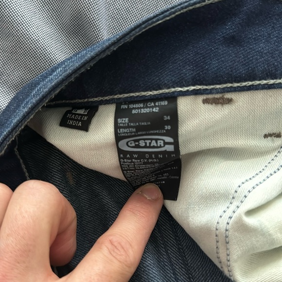 G-STAR - 34W 30L - Never worn slim fit Denim jeans - never worn - Picture 4 of 5